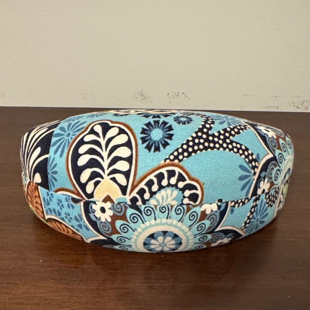 Vera Bradley Large Hard Blue Sunglass Case
